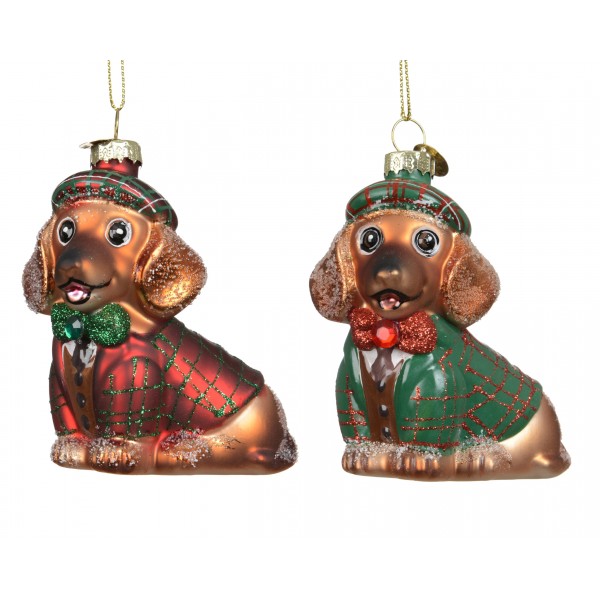 Dog glass with jacket 