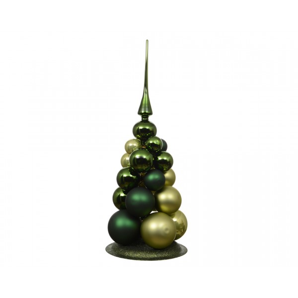 Baubles glass shiny - matt mix