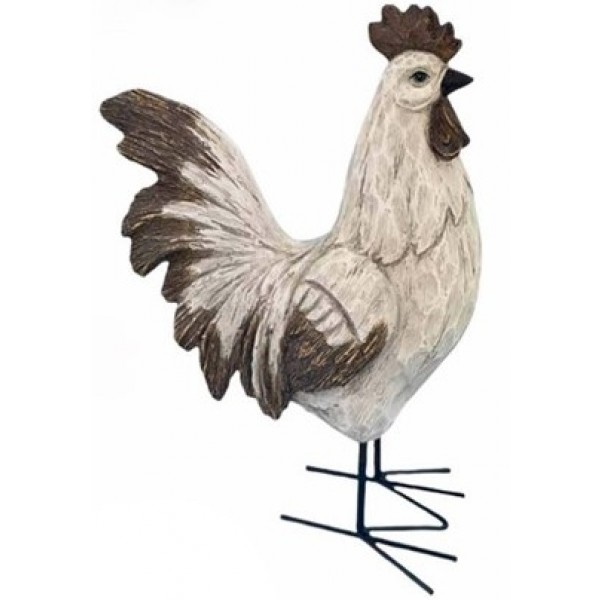 RESIN ROOSTER 31 CM