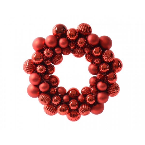 Wreath polystyrene shiny - matt mix