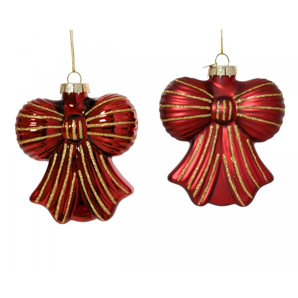 Bow glass shiny - matt glitter line 