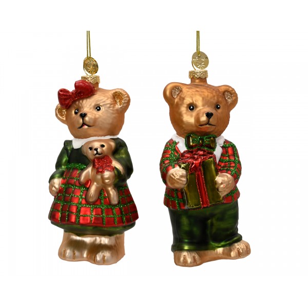Bear glass with giftbox 