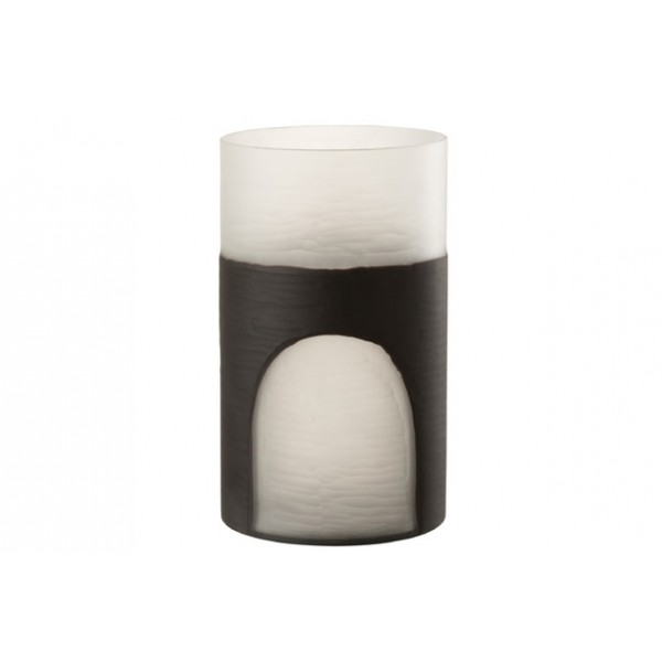 Vase Circulo Glass Black Large