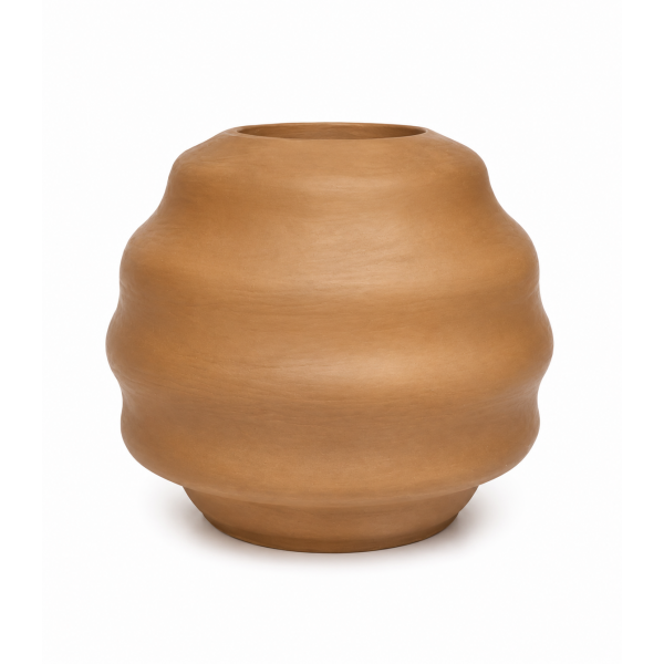 Vase NAYORO glass matt amber