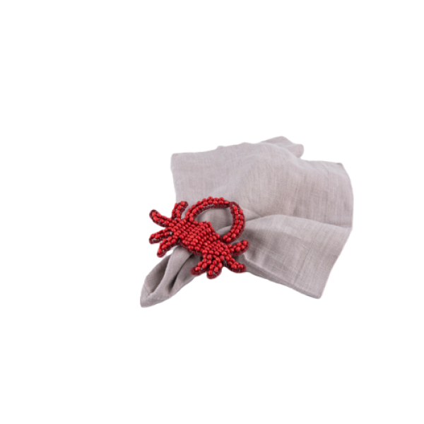 Wooden Crab shape napkin ring
