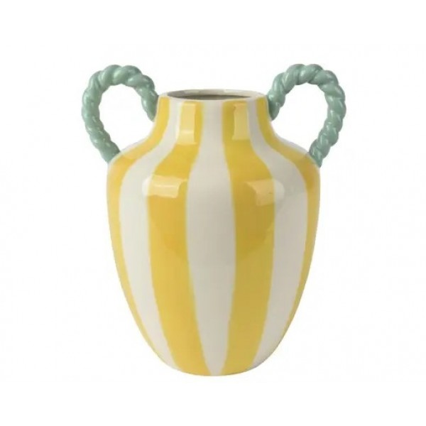 VASE GLOSSY WITH HANDLE