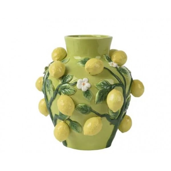 VASE SHINY LEMON