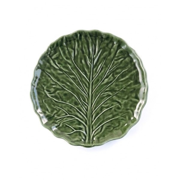 DINNER PLATE POTUGUESE CABBAGE GREEN