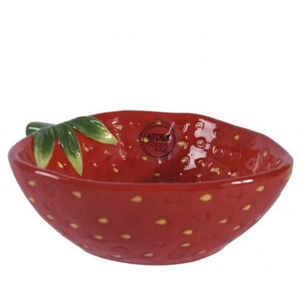 BOWL DOLOMITE STAWBERRY