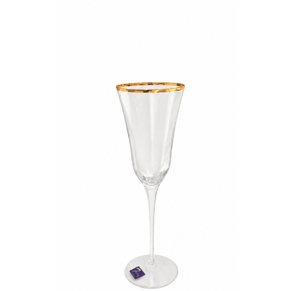  FLUTE JULIA OPT GOLD RIM