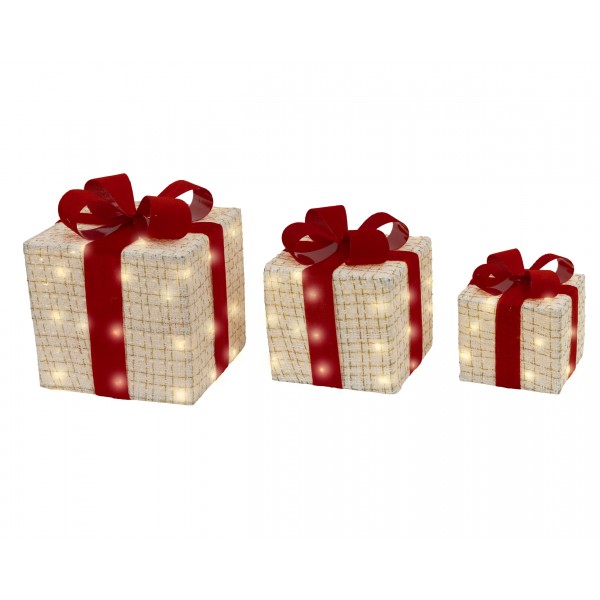 Micro LED giftbox polyester steady BO indoor