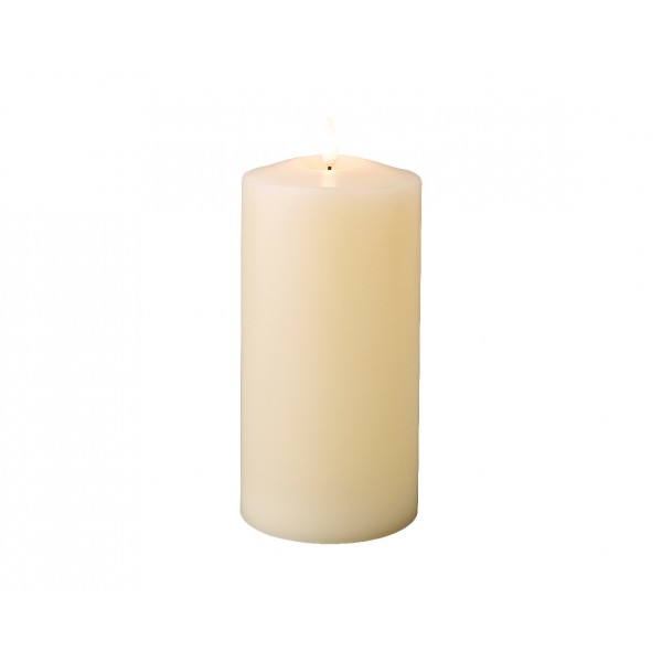 LED wick church candle wax steady BO indoor