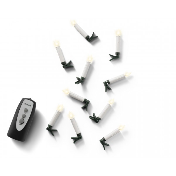LED candle lights 2 functions twinkle effect BO indoor