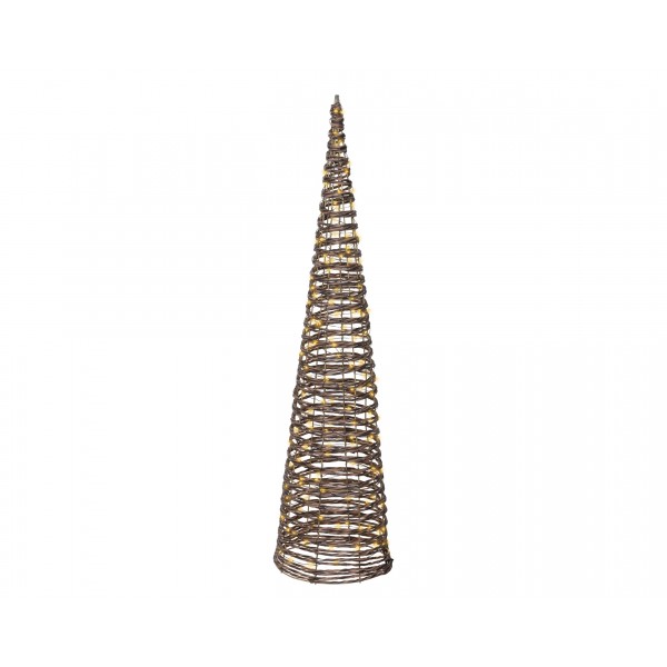 Micro LED cone wicker steady outdoor