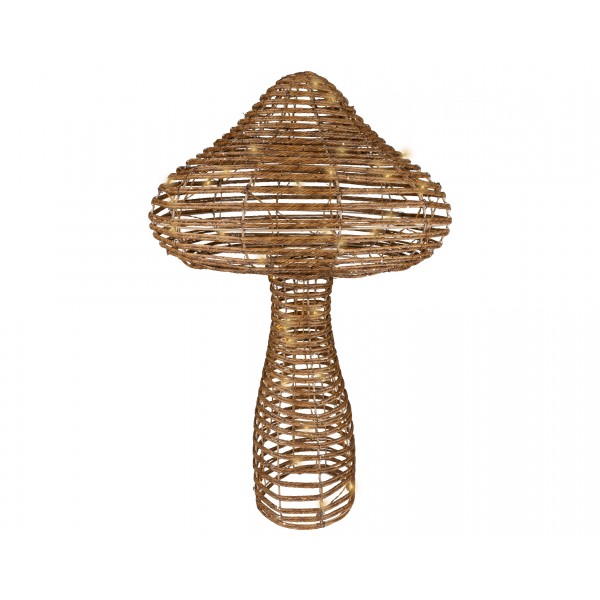 LED mushroom wicker flashing effect outdoor