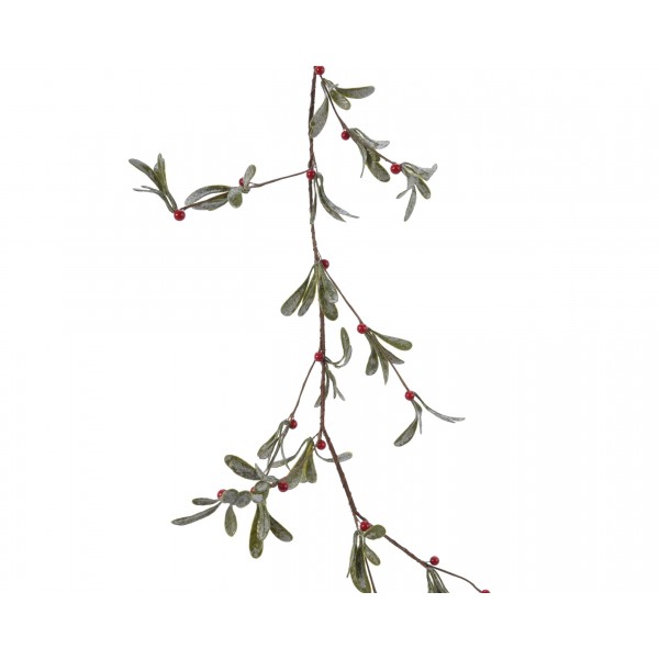 Garland plastic foam berries, glitterr