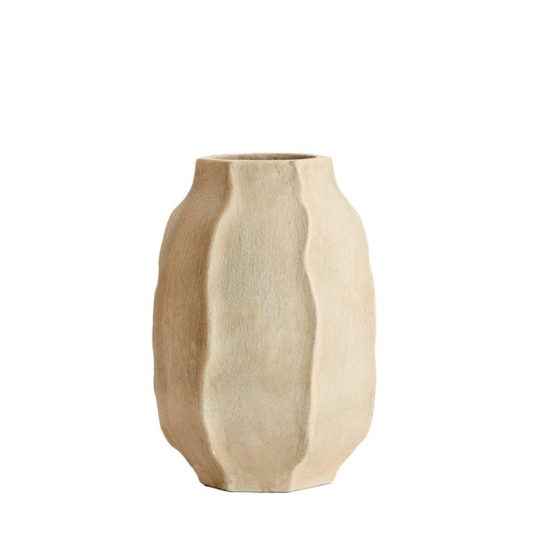 Vase deco matt  sand