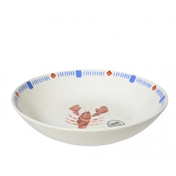 BOWL PORCELAIN LOBSTER PATTERN