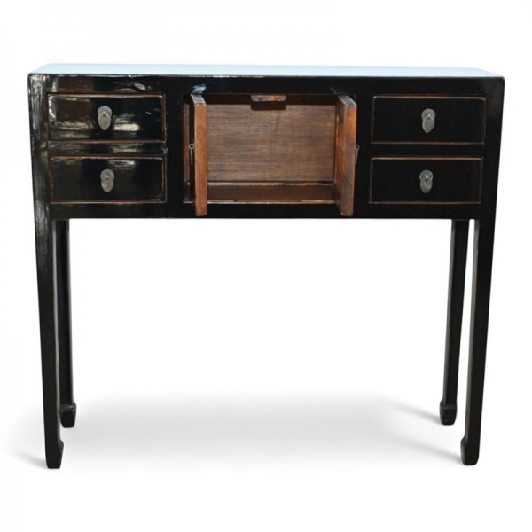 Cabinet on high legs 2 doors 4 drawers