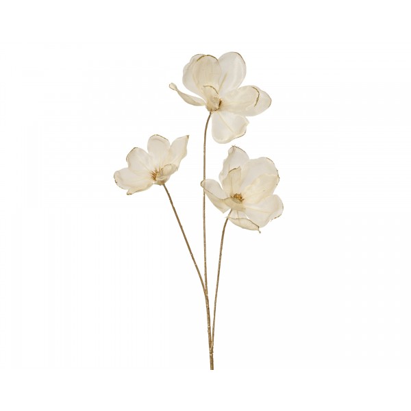 Magnolia magnolia on stem polyester