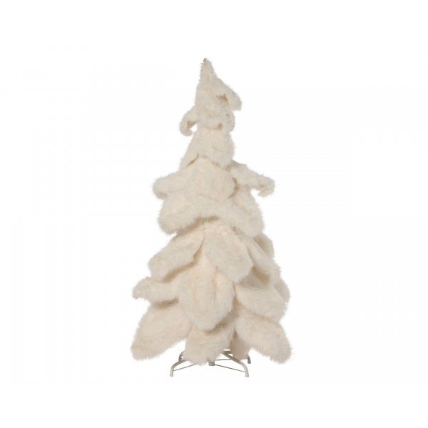 Tree faux fur pine tree 5 layers, 40cm metal base