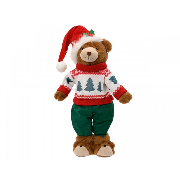 Bear polyester boy standing