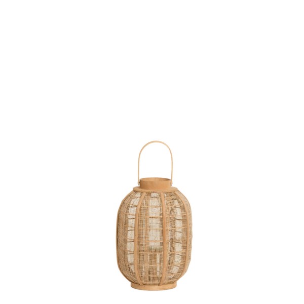 Hurricane raffia natural+wood natural