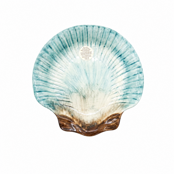 CONCHA DINNER PLATE - DREAMY BLUE