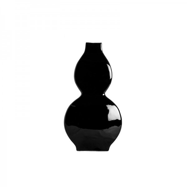 Gourd Vase Flat Black Imperial S
