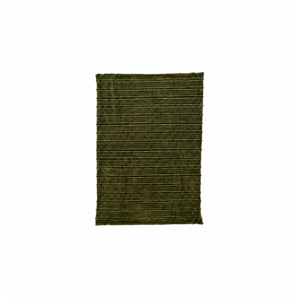 Throw polyester irregular stripe