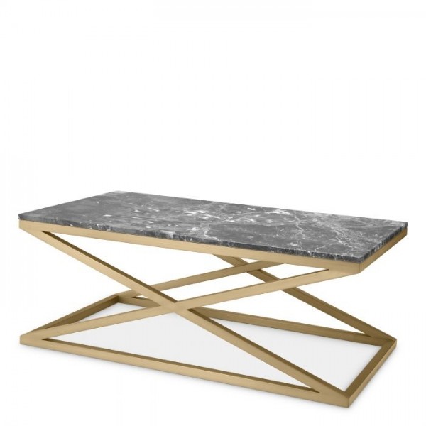 Coffee Table Criss Cross Bronze