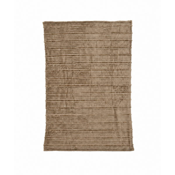 Throw polyester irregular stripe