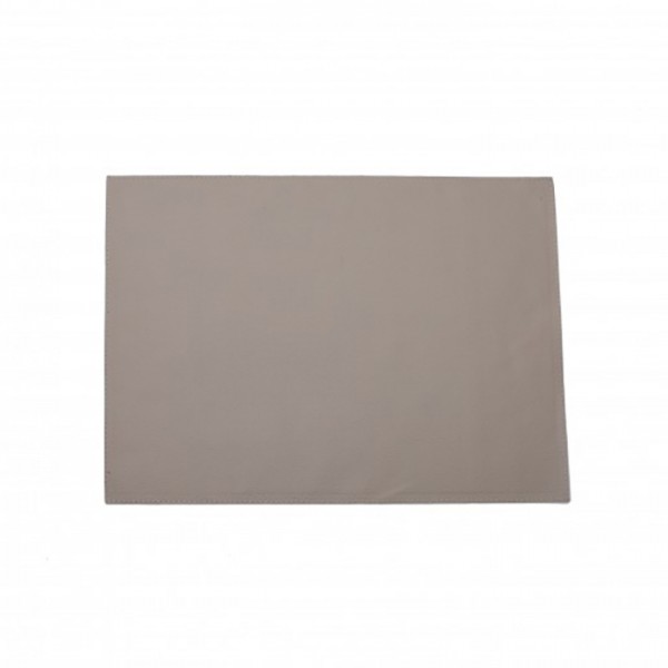 Rectangle Leather Placemat - Beige 