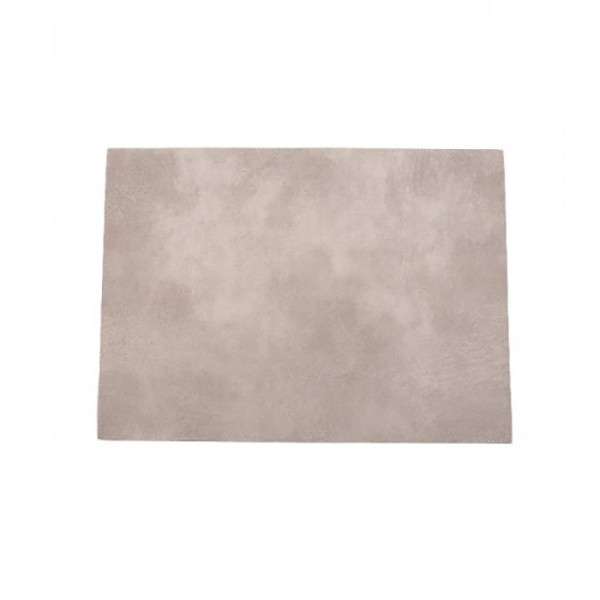 Rectangle Leather Placemat - Light Beige