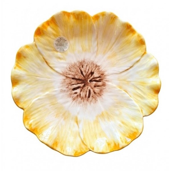 DINNER PLATE  TULIP - DREAMY YELLLOW