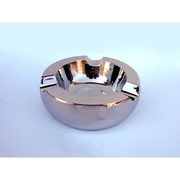 Round 3 Cigar Ashtray Nickel