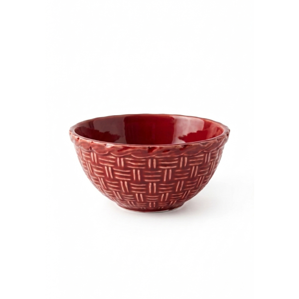 CEREAL BOWL WOVEN TERRACOTTA