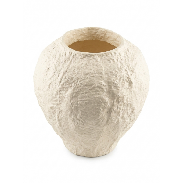 Vase deco PANTOJA matt cream