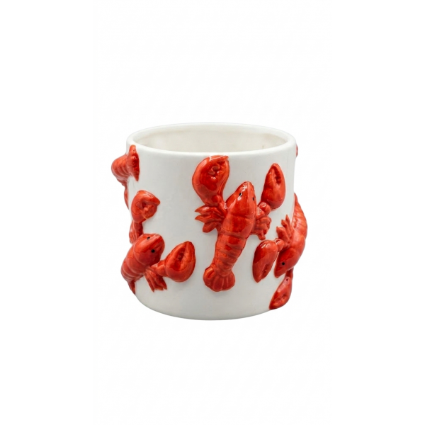 Planter dolomite glaze lobster