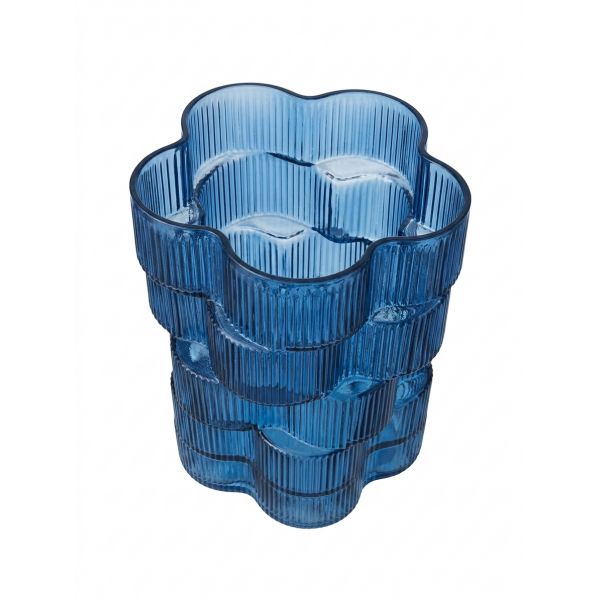 Vase DOURO glass blue