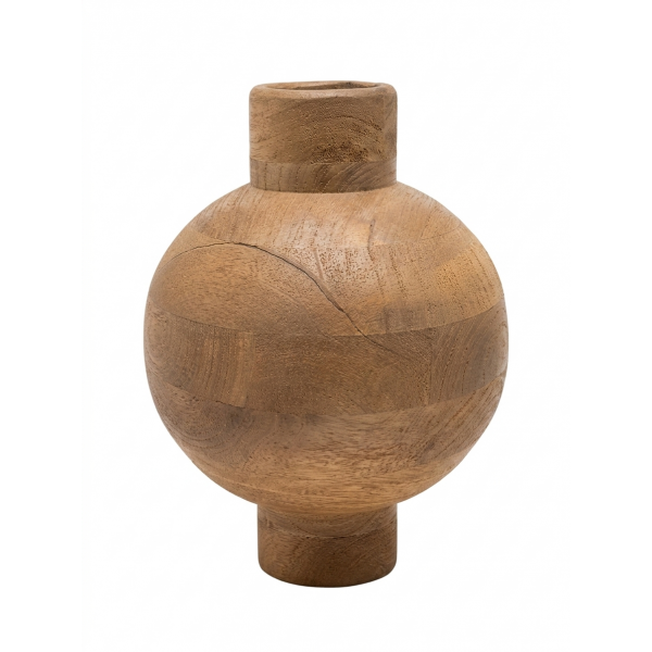 VASE DECO BARUMI MATT DARK BROWN