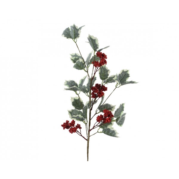 Spray polyester glitter foam berries