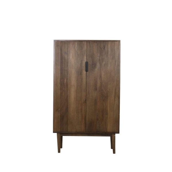 Cabinet Bitika Wood Dark Brown