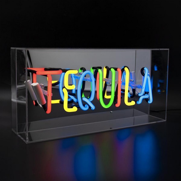 Locomocean Acrylic Box Neon Light Tequila
