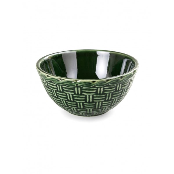CEREAL BOWL WOVEN GREEN