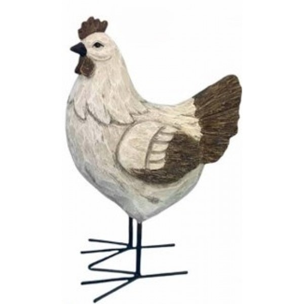 RESIN HEN 21 CM