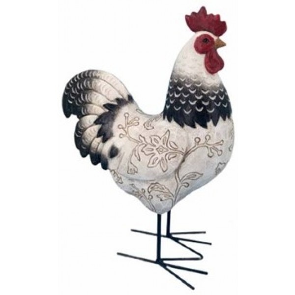 RESIN ROOSTER 31 CM