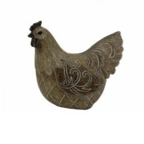 RESIN HEN 20 CM 2