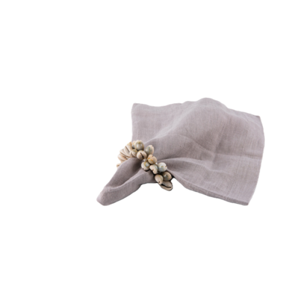 Coral Cowrie Napkin Ring