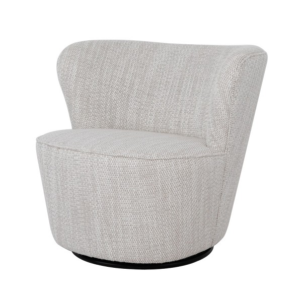 SWIVEL CHAIR BEIGE/FLAX/CREAM